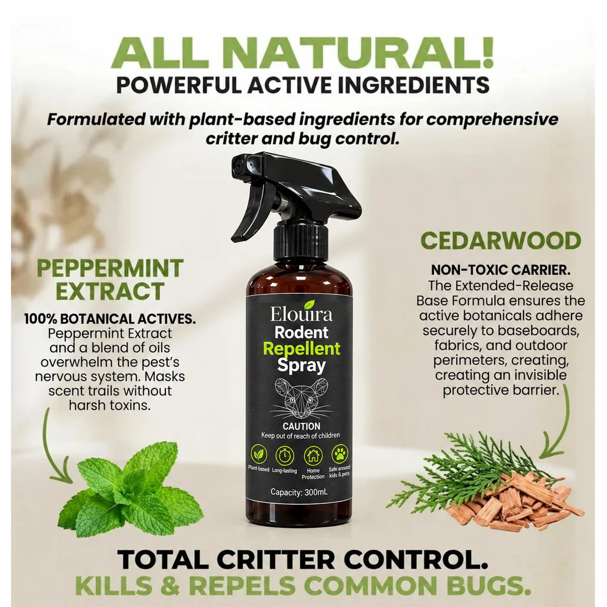 Spray. Relax. Forget Bugs Exist. Plant-Based Protection That Keeps Them Out.
